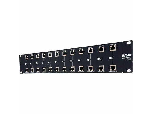 Tripp Lite series B110-SPPOEC-J12 In-Line PoE++ Surge Protector - A/V Equipment, Camera, Wireless Access Point, Network Switch - Side A (12) RJ45...