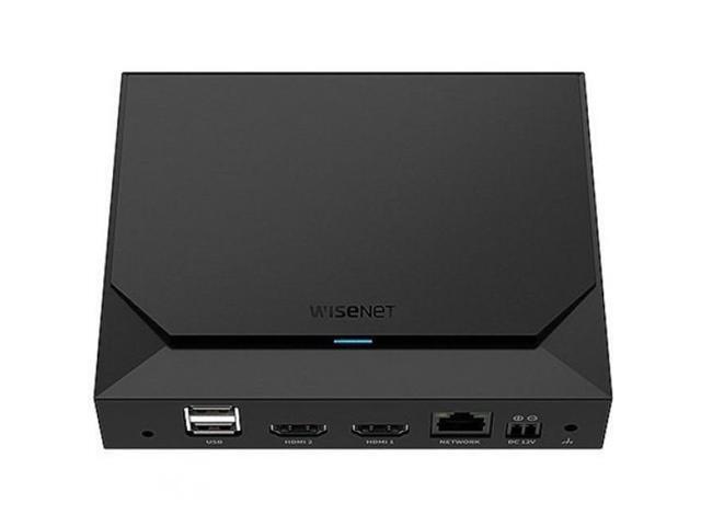 Hanwha Vision SPD-152 64-Channel IP Video Decoder - 1 Monitor - 3840 x 2160 - 360 fps - 4K - MJPEG, H.264, H.265 - Network (RJ-45) - USB - 1 - Linux