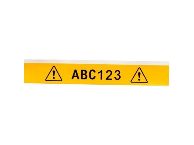 BRADY M21-500-595-YL All Weather Permanent Adhesive Vinyl Label Tape, 1/2 in W