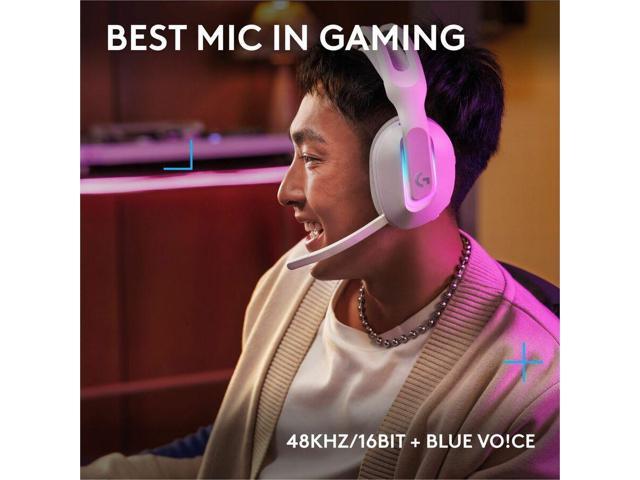 Logitech - G522 LIGHTSPEED Wireless Bluetooth Over-the-Ear Gaming Headset for Windows - White - image 5