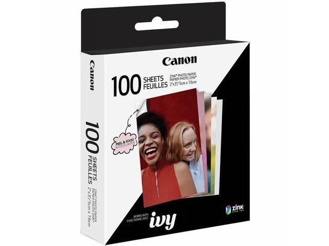 Canon 2x3' ZINK Photo Sticker Paper Pack, 100 Sheets