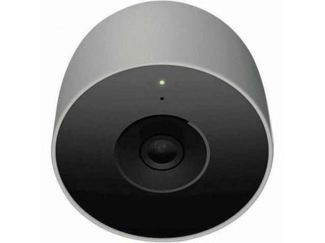 Google - Nest Cam Outdoor (wired, 2nd gen) - 2K Video and Gemini - 1-Pack - Hazel - image 3