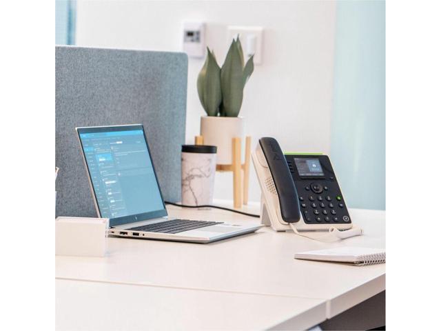 Poly Edge E220 IP Phone and PoE-enabled GSA/TAA - 16x Total Line - VoIP - 2.8' LCD - 2x Network (RJ-45) - PoE Ports - 8F3G6AA