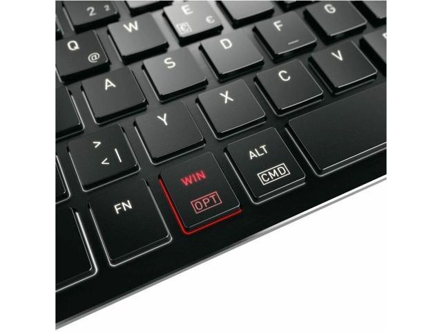 CHERRY MXU-270 Keyboard - Wired/Wireless Connectivity - Bluetooth/RF - Compact - 5.2 - 32.81 ft - 2.40 GHz - USB 2.0 Type A Interface - RGB LED -...
