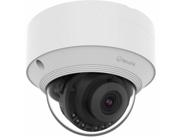 Wisenet QNV-C8013R 5 Megapixel Outdoor Network Camera - Color - Dome - White - TAA Compliant - 82.02 ft Infrared Night Vision - H.264, H.265,...
