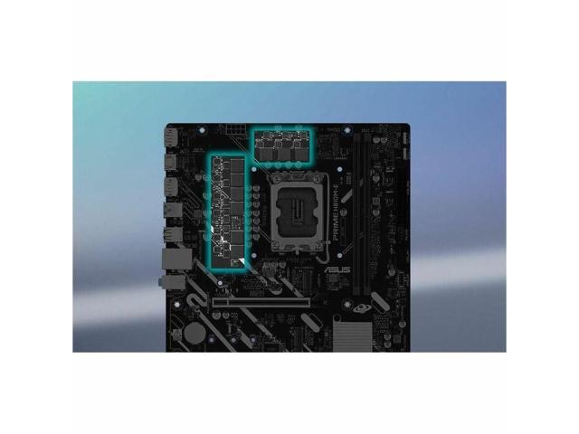 Asus Prime H810M-E-CSM Desktop Motherboard - Intel H810 Chipset - Socket LGA-1851 - Micro ATX - Core Ultra Processor Supported - 128 GB DDR5 SDRAM...