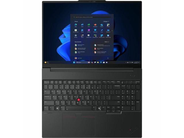 Lenovo ThinkPad E16 Gen 3 21ST0008US 16' Touchscreen Notebook - AMD Ryzen 7 250 - 16 GB - 512 GB SSD - Windows 11 Pro - AMD Radeon 780M Graphics -...