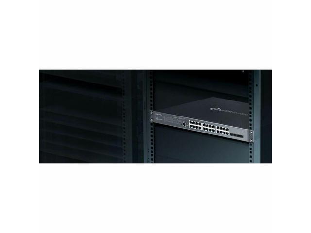 TP-Link 28-Port Gigabit L2+ Managed Switch with 24-Port PoE+ - 25 Ports - Manageable - Gigabit Ethernet - 10/100/1000Base-T, 1000Base-X - 2 Layer...
