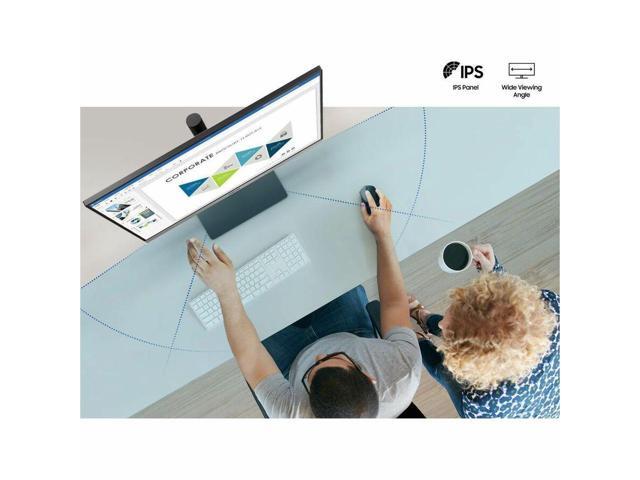 Samsung - 24" S43UF IPS FHD Borderless Flat Monitor (DisplayPort, HDMI, USB-C) - Black - image 5