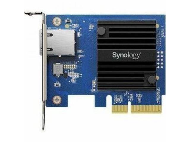 Synology Single-Port 10GbE Adapter E10G30-T1 - PCI Express 3.0 x4 - 10 Gbit/s Data Transfer Rate - 1 Port(s) - 1 - Twisted Pair - Low-profile,.