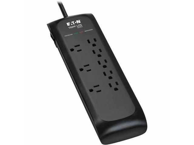 Tripp Lite series Protect It! TLP86B 8-Outlets Surge Suppressor/Protector - Household Electronic, Computer, Printer, Lamp & Lighting, Workstation,...