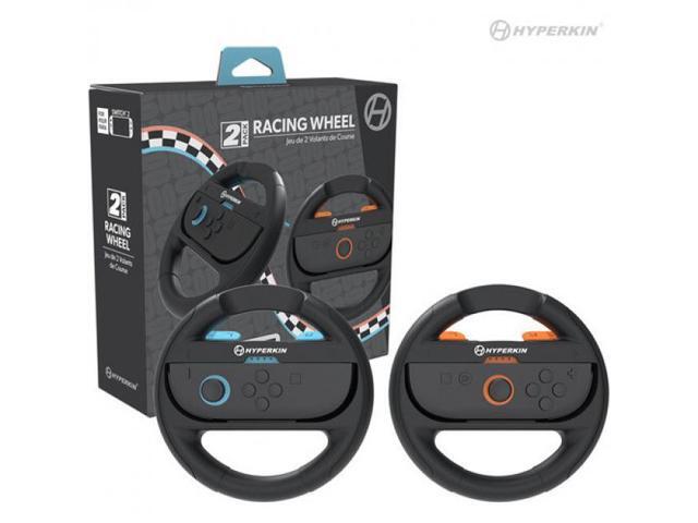 Switch 2 Accessory: Joy-Ride Racing Wheel Set 2 PC Joy-Con2/Switch Joy-Con (Black) for Nintendo Switch 2