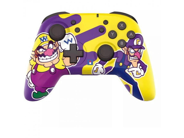 Switch Accessory: Wireless Controller - HORI-Pad - Wario & Waluigi: Officially Licensed by Nintendo