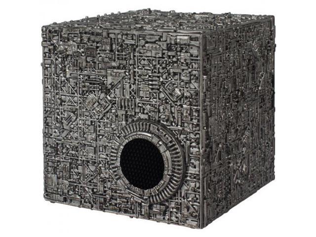 Fametek STBORG - Star Trek: The Next Generation - Borg Cube Bluetooth Speaker with LED & Sound Effects