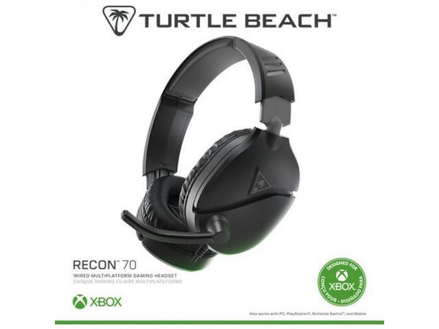 Xbox Accessory: Wired Headset - Turtle Beach Recon 70 Black: Compatible with PC, Switch, PS5, Xbox X S: Officially Licensed by Microsoft