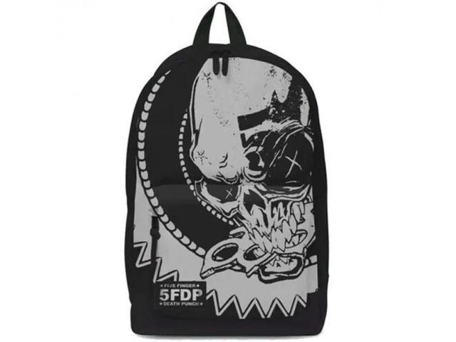 Rocksax - Five Finger Death Punch - Knuckle Logo - Classic Backpack with Laptop Pocket (Black)
