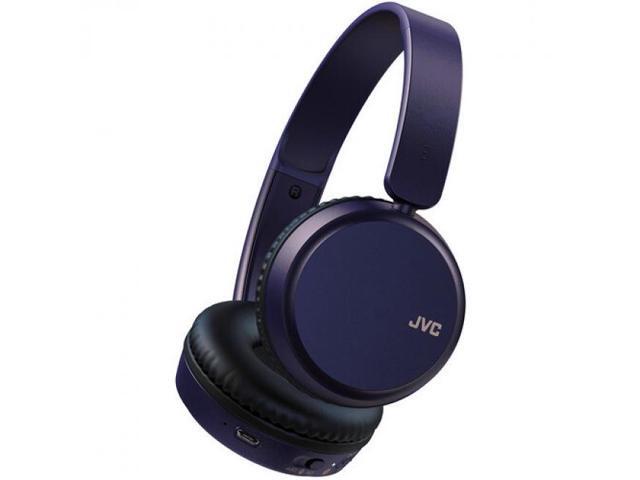 JVC HA-S36WA Bluetooth 5.2 Headphones Lightweight Over Ear (Blue)
