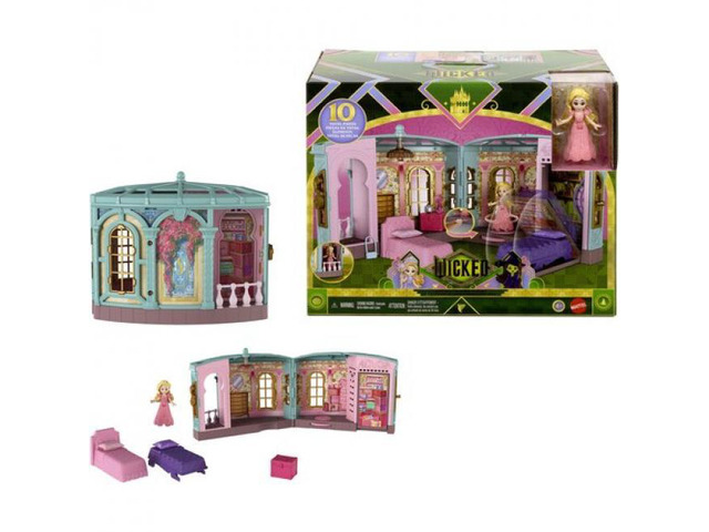 Mattel Wicked So Popular Dorm Playset with Small Doll (Collectors Box) - JHC00