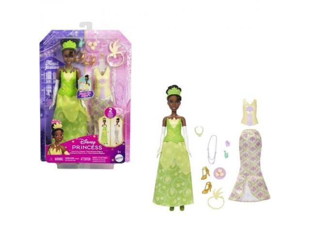Mattel - Disney Princess Tiana 2-in-1 Stories Fashion Doll