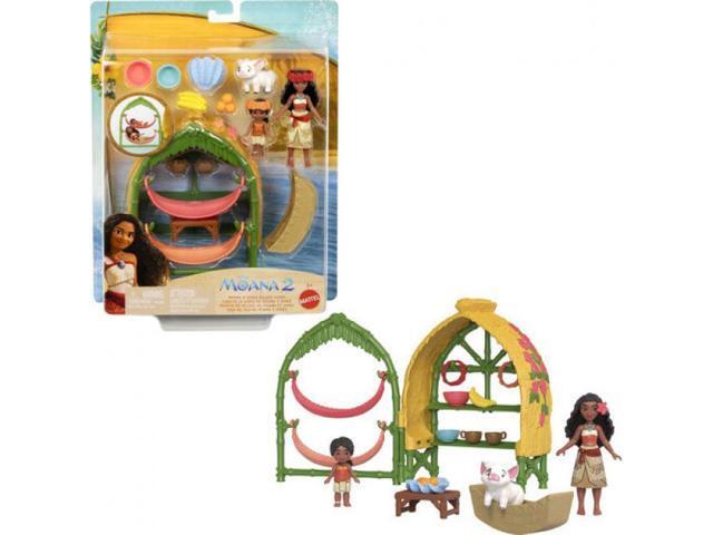 Mattel - Disney Moana 2 Moana & Simea Village Home Playset