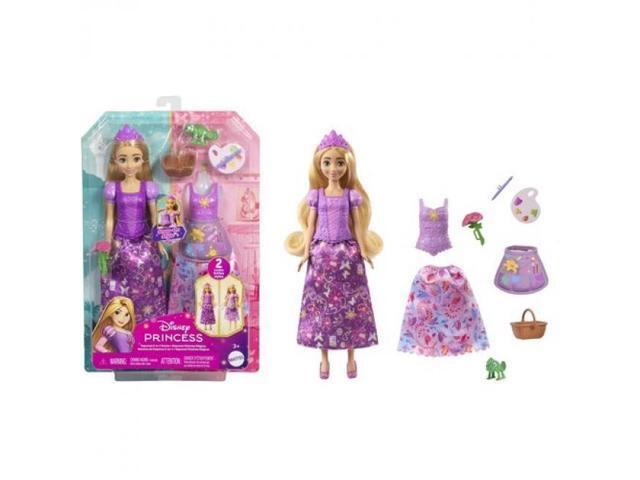 Mattel Disney Princess Rapunzel 2-in-1 Stories Fashion Doll - JBG09