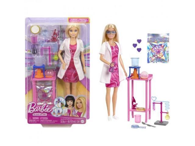 Mattel Barbie Scientist Doll and Accessories, Blonde - JCR70