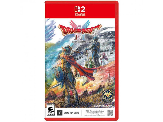 Dragon Quest I & II HD-2D Remake for Nintendo Switch 2 (Game-Key Card)
