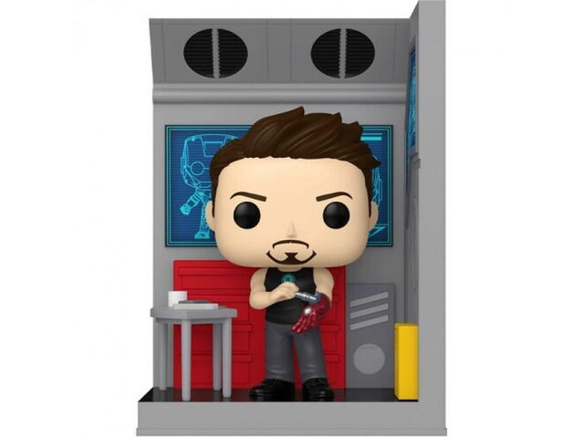 Funko POP Nooks Marvel Tony Stark in His Workshop 3D Collectible Display 4.5x6.3x3.5 In