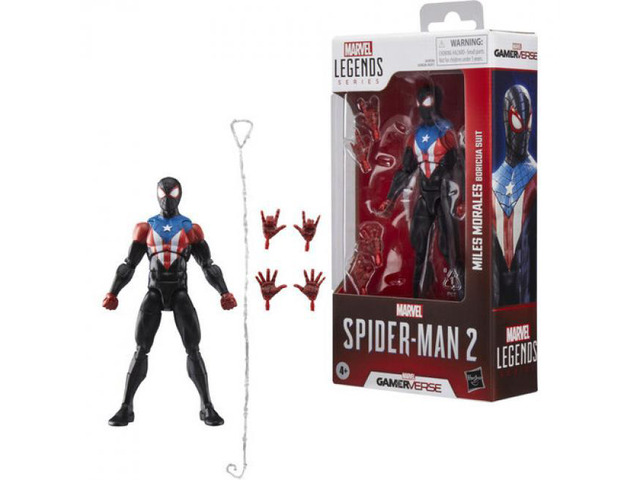 Hasbro Spider-Man 2 - Marvel Legends: Gamerverse - Miles Morales Boricua Suit Action Figure - G08365X00