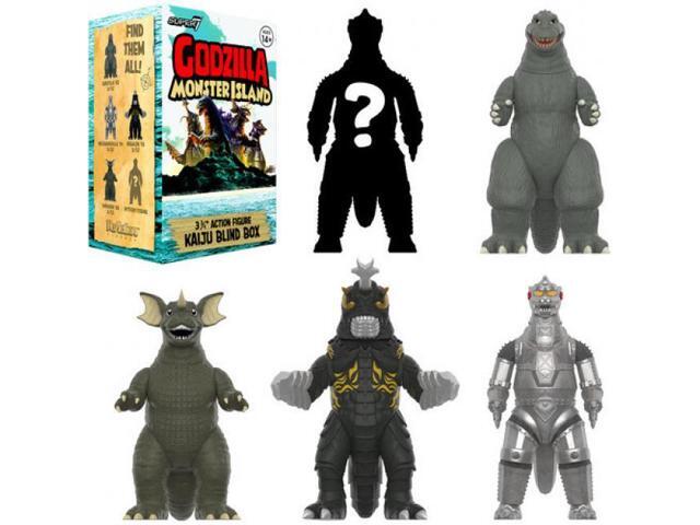 Super7 - Toho - Reaction Blind Box Wv7 - Monster Island 12pc Flat