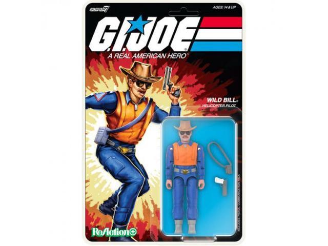 Super7 - G. I. Joe - ReAction+ Wv03 (Cartoon) - Wild Bill (Cartoon)