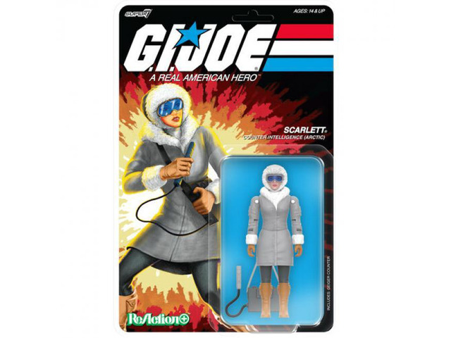 Super7 G. I. Joe ReAction Figures Arctic Scarlett - OR-GIJO-10249