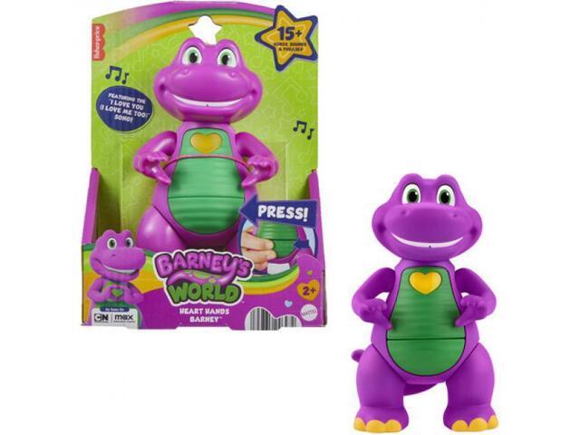 Fisher Price - Barney's World: Heart Hands Barney Musical Figure