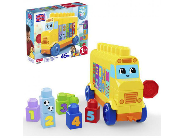 MEGA BLOKS BUILD & COUNT BUS