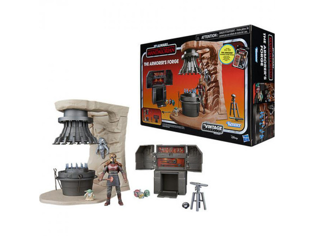 Hasbro Collectibles - Star Wars: The Mandalorian - Vintage Collection - The Armorer?s Forge Playset