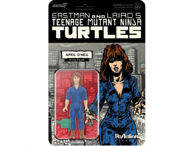 Super7 TMNT ReAction Figures April O'Neil Comic Color - RE-TMNT-08893