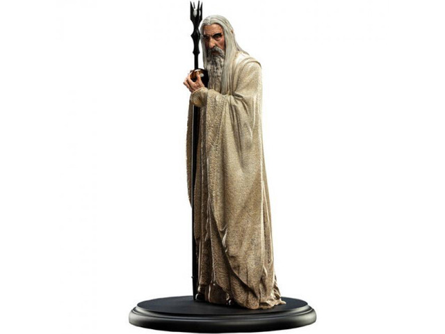 Weta Workshop Polystone The Lord of The Rings Trilogy Saruman the White Statue - 860103037