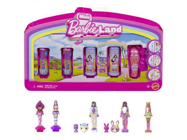 Mattel - Barbie Mini Barbie Land 5 Dolls Reveal Pack