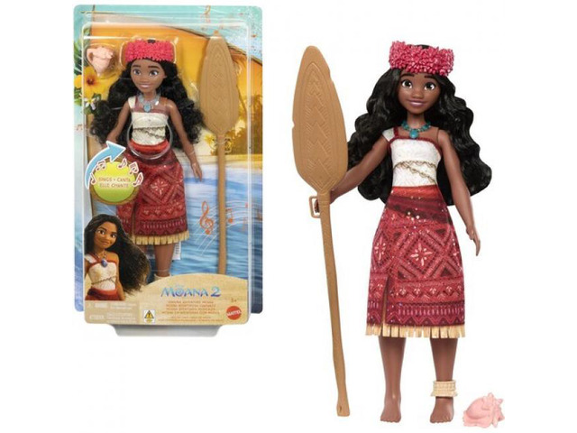 Mattel Disney Moana 2 Singing Adventure Moana Fashion Doll - JBT37