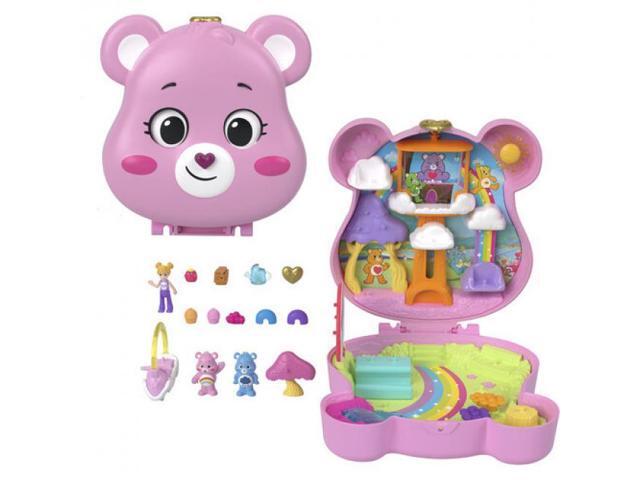Mattel Polly Pocket x Care Bear Compact Playset and Accessories - JCC14