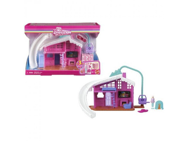 Mattel Barbie Mini Barbieland House Winter Chalet - JFY51