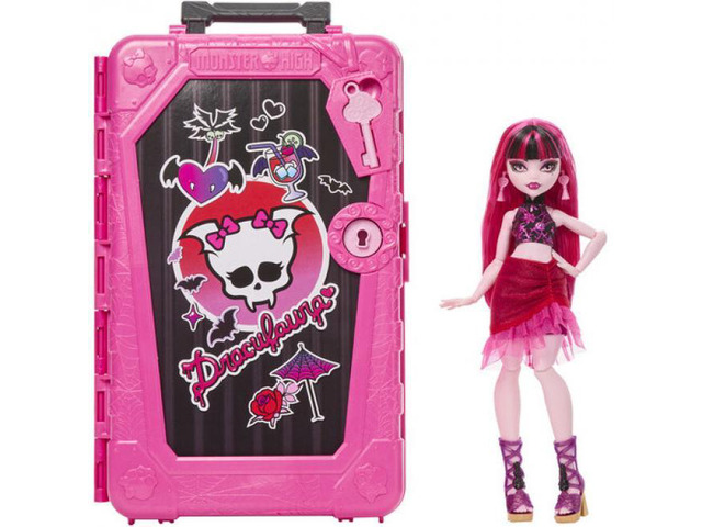 Mattel Monster High Skulltimate Secrets: Gore-Geous Oasis Draculaura Doll & Playset - JDR50