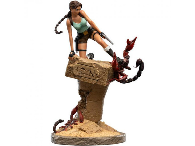 Weta Workshop Polystone Tomb Raider Lara Croft The Ruins of Revelation Miniature Statue - 89-01-04835