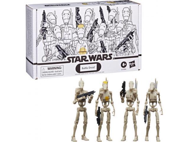 Hasbro Collectibles - Star Wars: The Phantom Menace - Vintage Collection - Battle Droid Action Figure 4-Pack