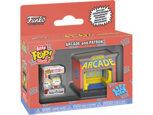 Funko Bitty POP! Towns: City Arcade and Patron