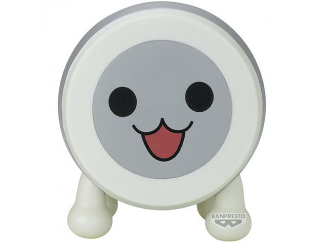 Banpresto Taiko No Tatsujin Sofvimates Taiko No Tatsujin Silver Vinyl Figure