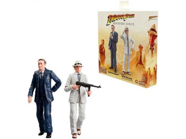Indiana Jones Raiders of the Lost Ark Adventure Series Marcus Brody & Rene Belloq Ark Showdown Action Figure 2-Pack