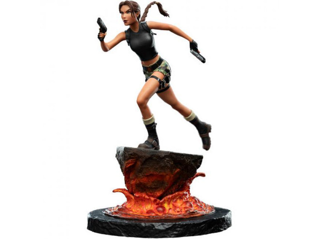 Weta Workshop Polystone Tomb Raider Lara Croft The Sanctuary of Flame Miniature Statue - 89-01-04837