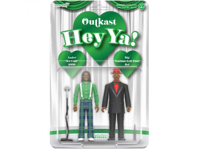 Super7 OutKast ReAction Figures Wv4 Hey Ya! 2-Pack - RE-OUTK-08223