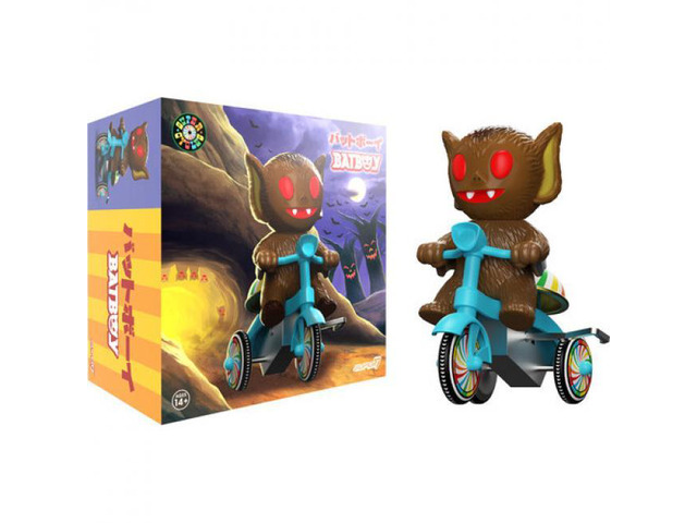 Super7 Super Cycles Bat Boy (Brown with Blue Trike) - ST-SUP7-09827